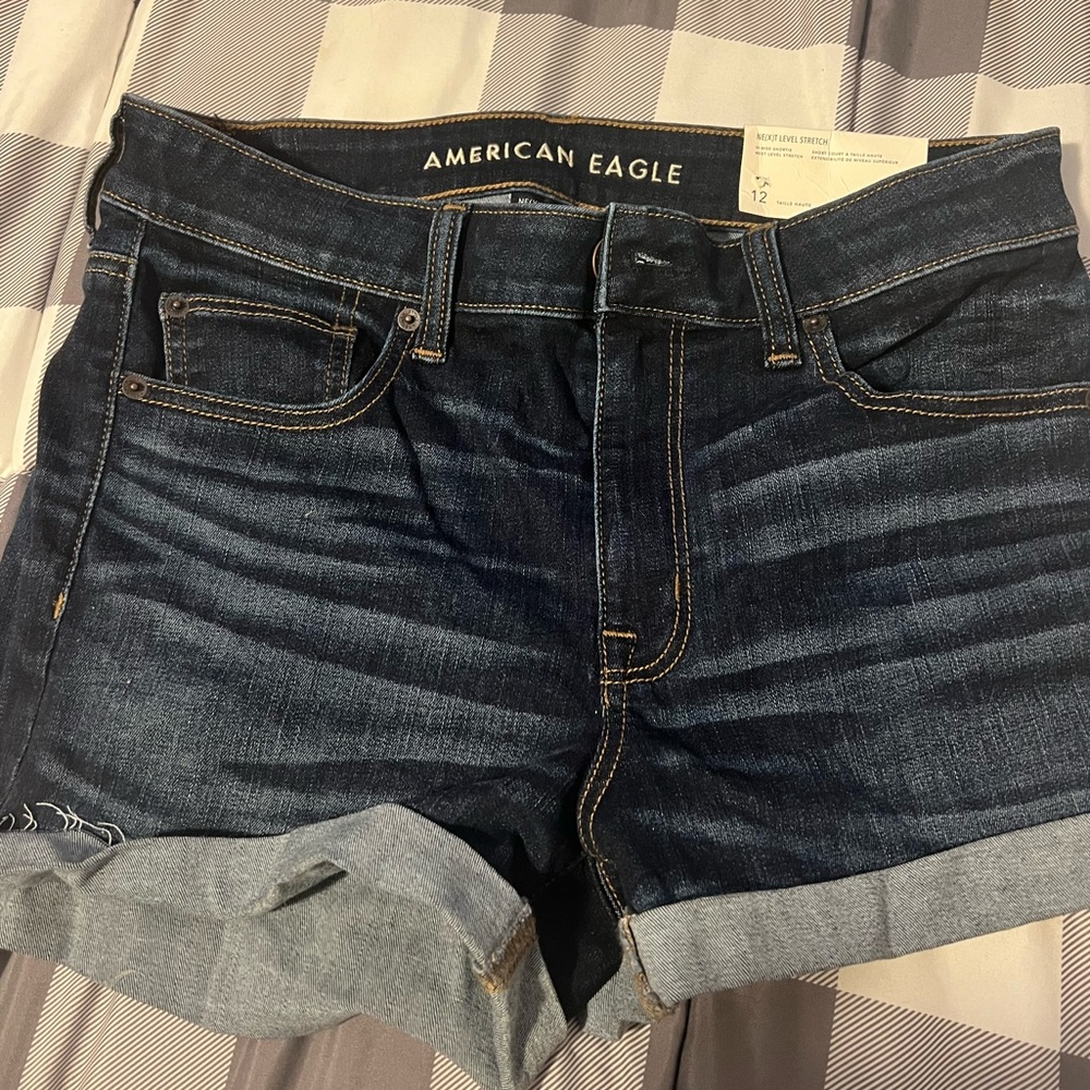 American Eagle jean shorts size 12